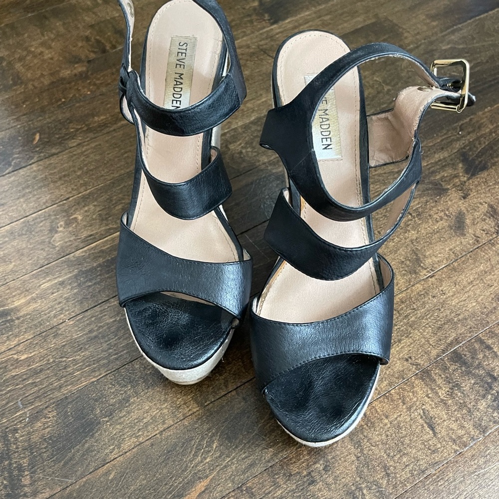 Steve Madden wedges.